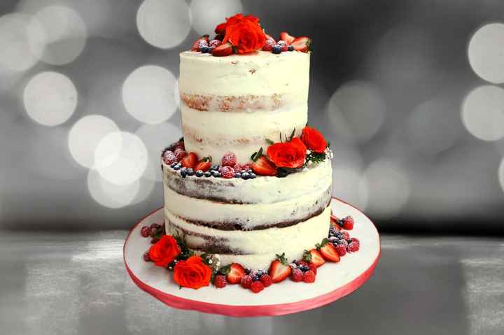 Pastel de boda ¿con o sin fruta? 🥝🍓 - 1