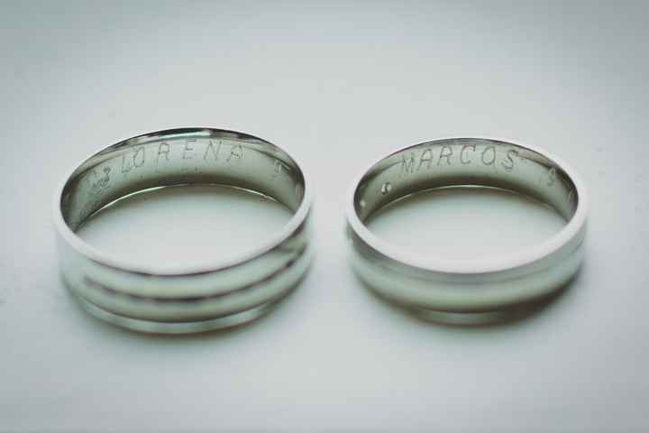 ¿Grabarán sus anillos? - 1