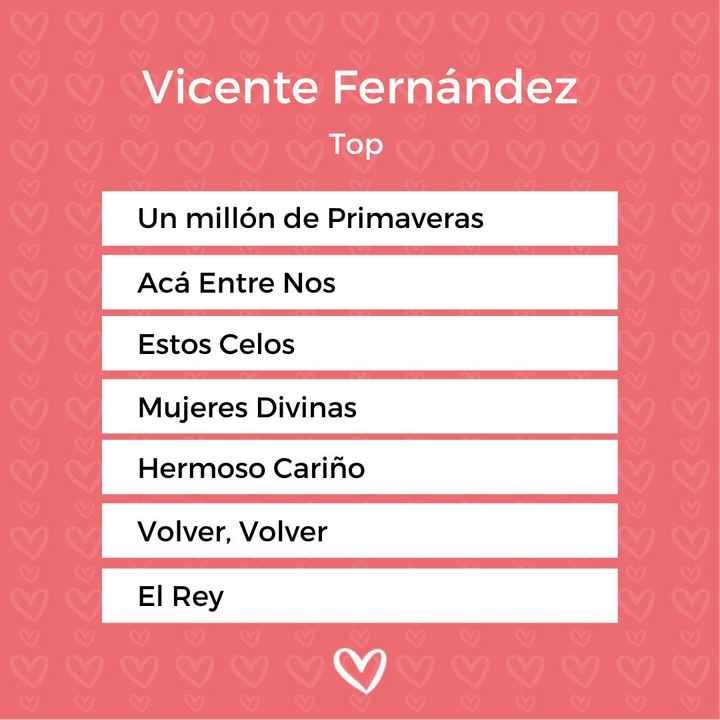 Vicente Fernández, top musical 🖤 - 1