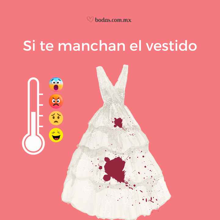 Como reaccionas: si te manchan el vestido - 1