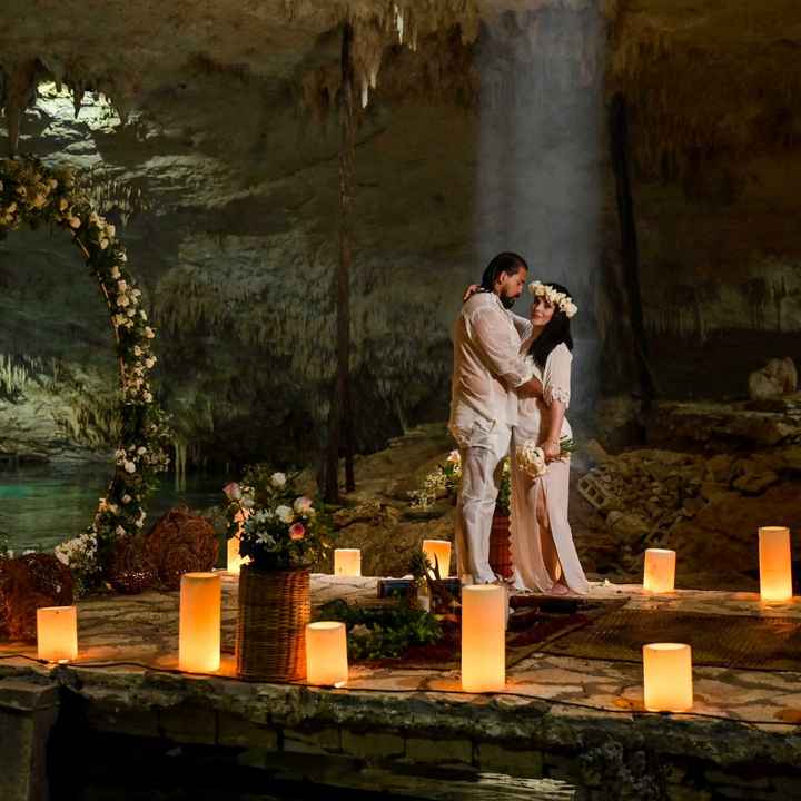 Ceremonias dentro de un cenote ¿Te animarías? 🦋 - 1