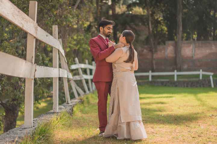 Novios casándose en rojo 💝 ¿Se animarían? - 2
