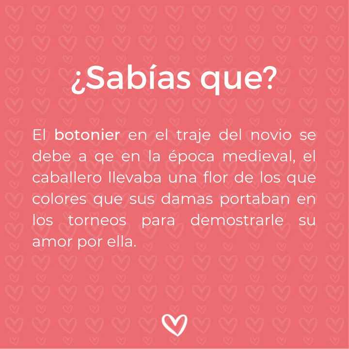 Sabías que... botonier ⚜ - 1