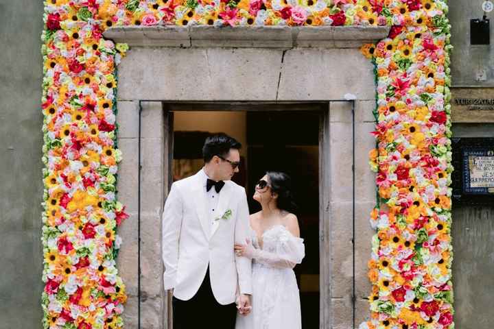 Arco de flores, spot perfecto 📸 - 1