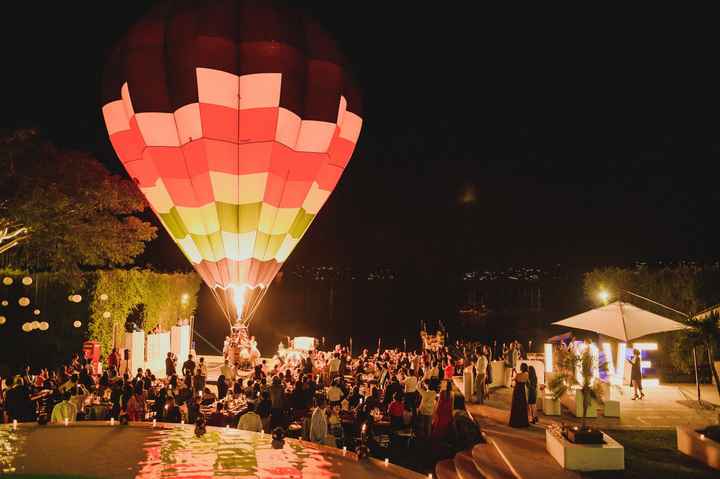 Llegada en globo a la boda ¿Te animarías? 🎈 - 1