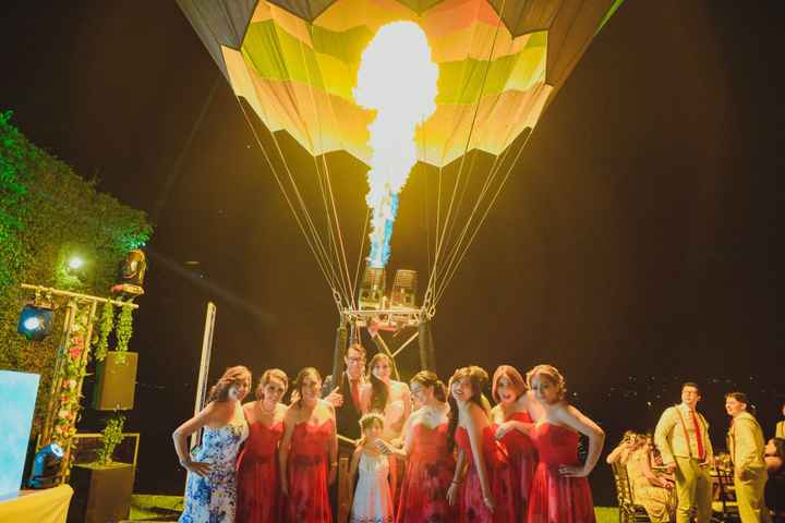 Llegada en globo a la boda ¿Te animarías? 🎈 - 2
