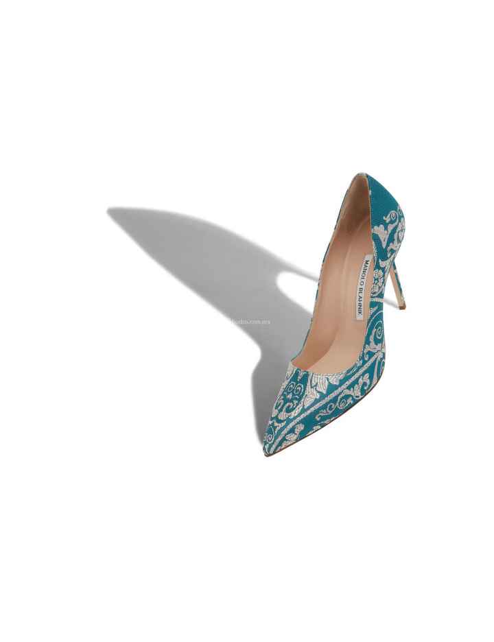 Zapatos de novia color verde - 2