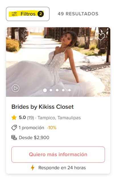 Planeas rentar tu vestido de boda ¿Si, no? - 3