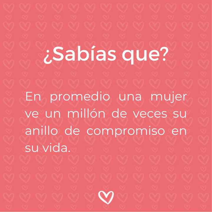 ¿Sabías que? Anillo 💍 - 1