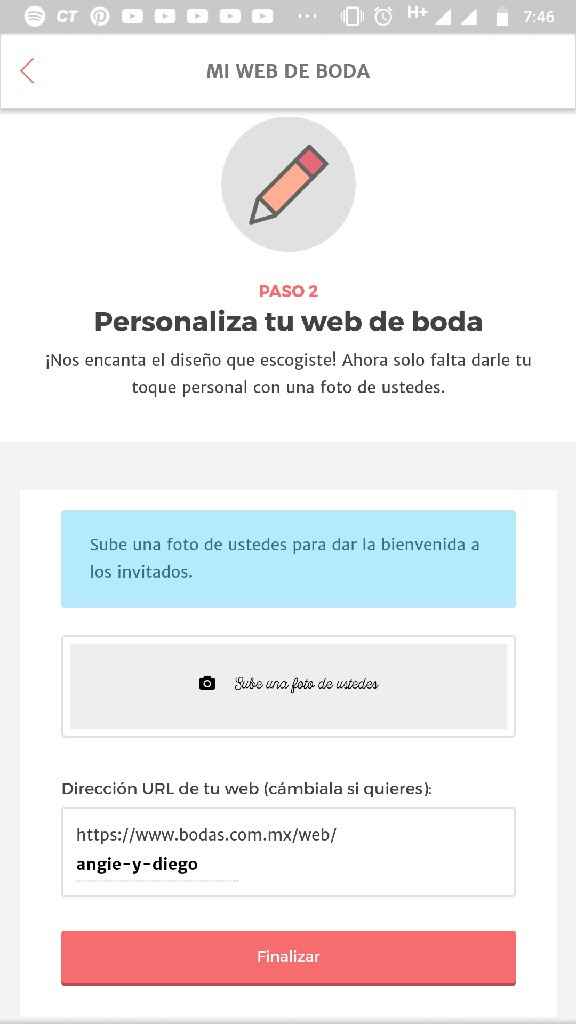 Cambio de diseño de la web de la boda - 1