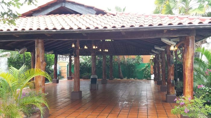 Cabaña para la ceremonia y fiesta