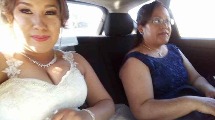 con mi mama en camino 