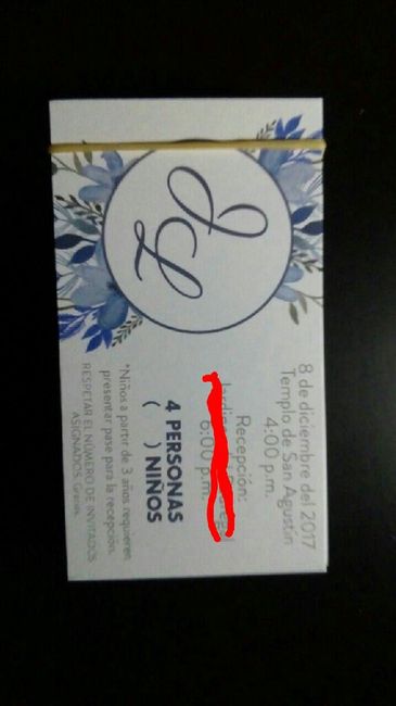  Hoy a 50 días de mi día B.... y mis invitaciones - 2