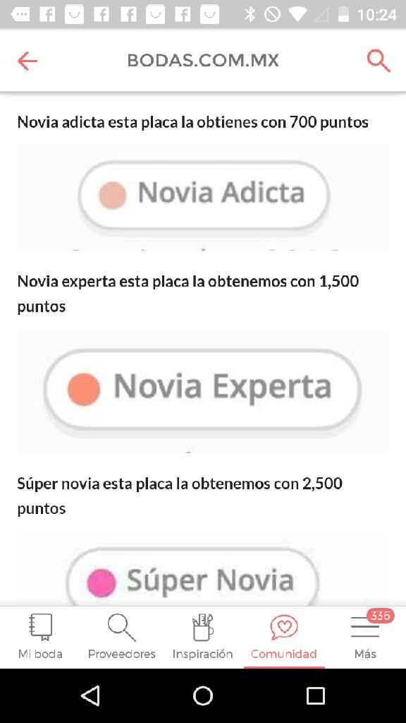  Donde puedo ver los rangos de novias? - 1