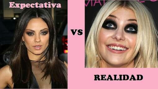 Expectativa vs realidad peinado y maquillaje - 5