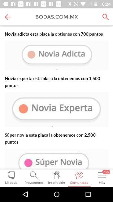  Donde puedo ver los rangos de novias? - 1