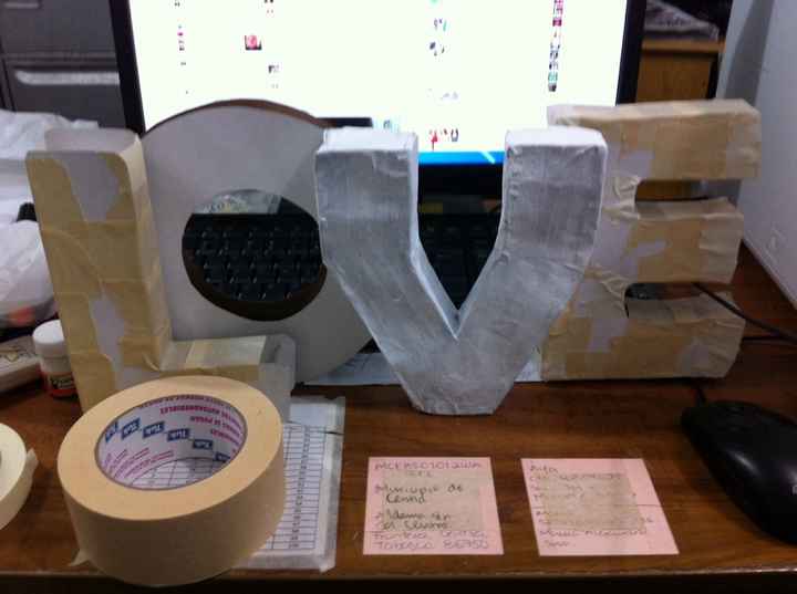 Yo quiero letras luminosas - 1