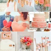 Combinación de colores rosa y oro - 1