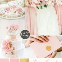 Combinación de colores rosa y oro - 2