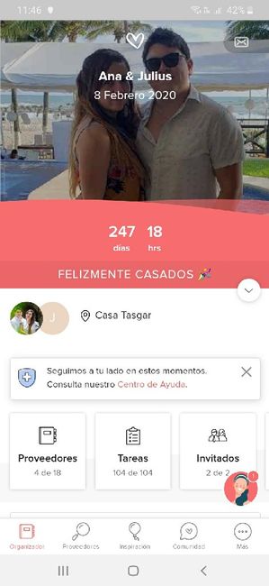 No encuentro dentro de banquetes Casa Tasgar 1