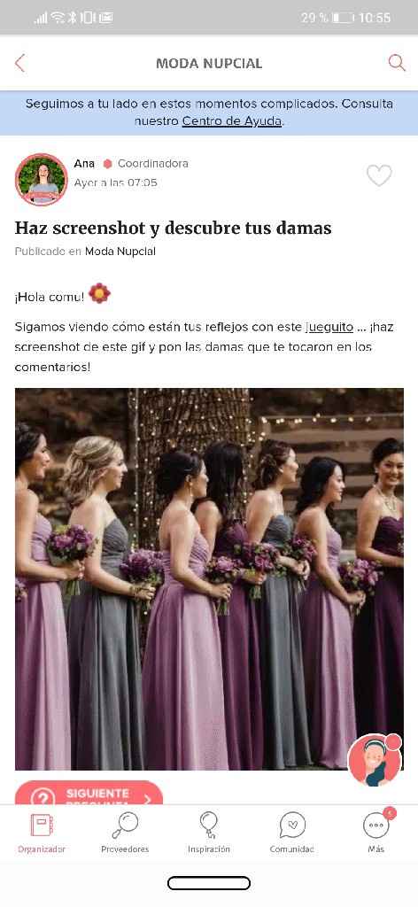 Haz screenshot y descubre tus damas - 1