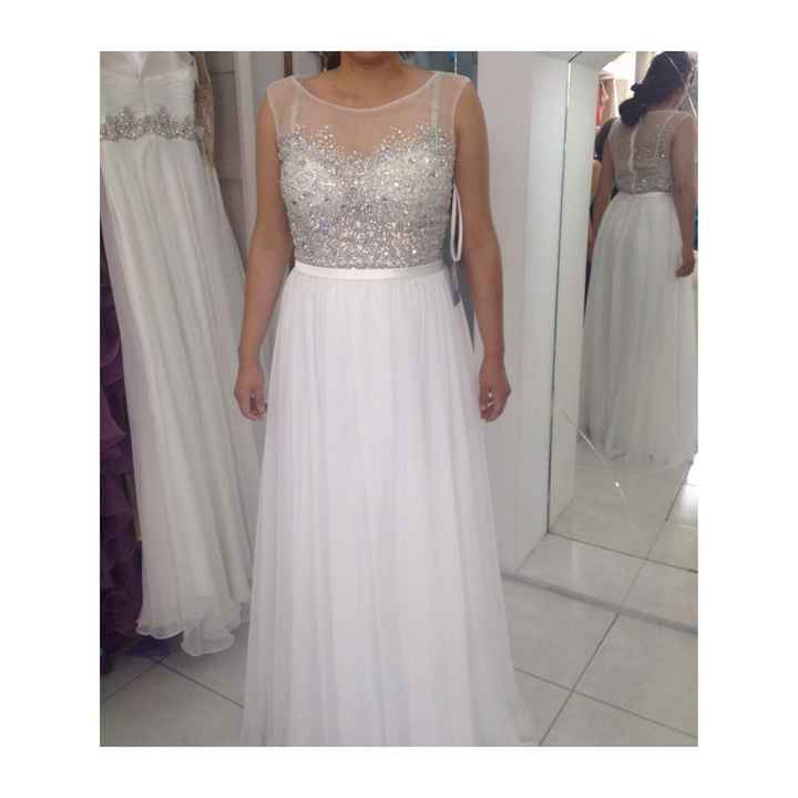 Velo para vestido sencillo - 1