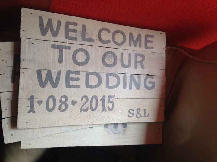 Mis letreros de boda - 1