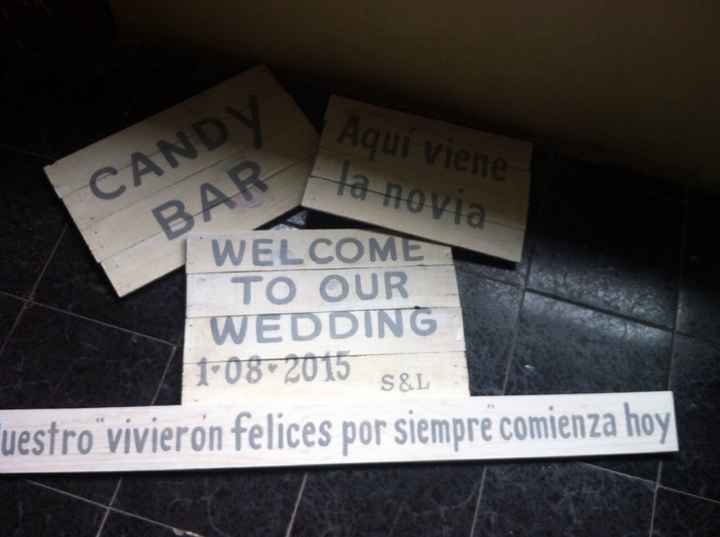 Arreglos que irán en la boda - 3