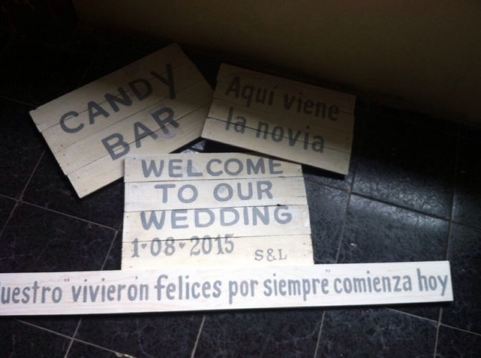 Arreglos que irán en la boda - 3