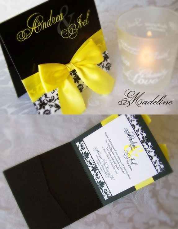 Invitación negro
