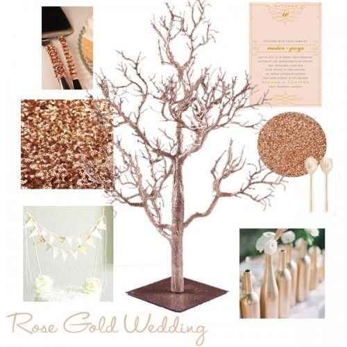 Arbol con diamantina