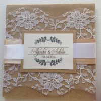 Invitacion con encaje