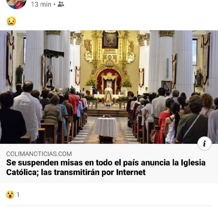 Cancelación de la Boda por el Coronavirus. - 1