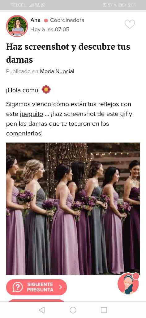 Haz screenshot y descubre tus damas - 1