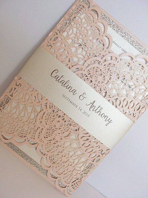  Invitaciones Rose Gold - 1