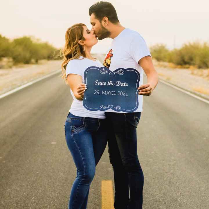 Chicas estoy encantanda con el trabajo que hizo el fotógrafo con el Save the date!! - 7