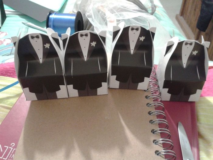 Las cajitas de traje para mis damos