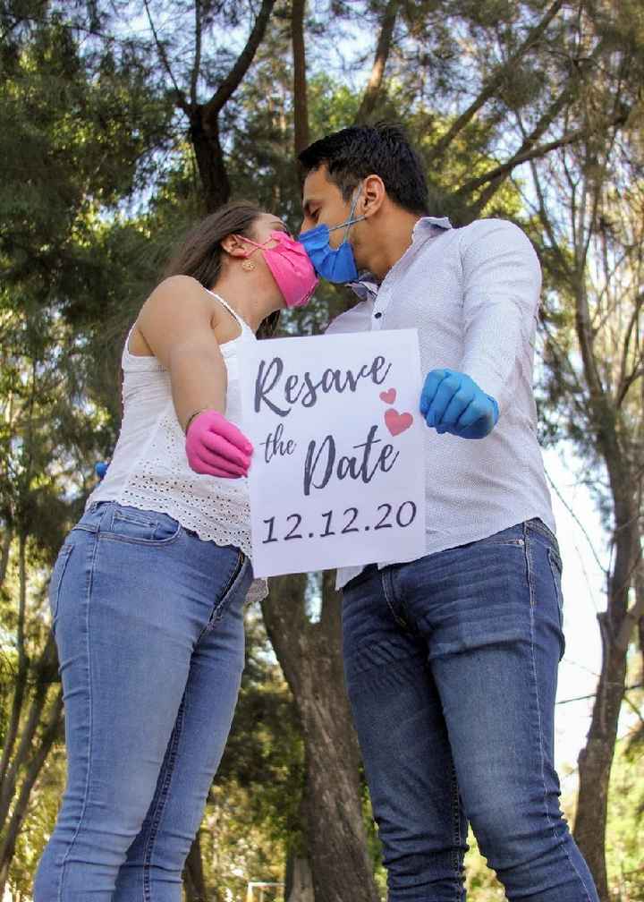 resave the Date! 💓 Sesión de fotos gracias Covid!! - 3