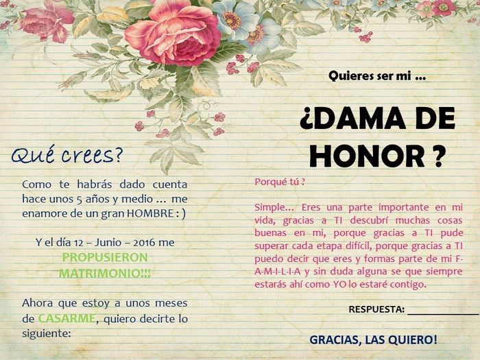 Dama de Honor