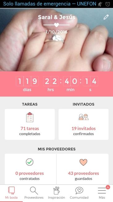 Novios que nos casamos en octubre 2016 - 1