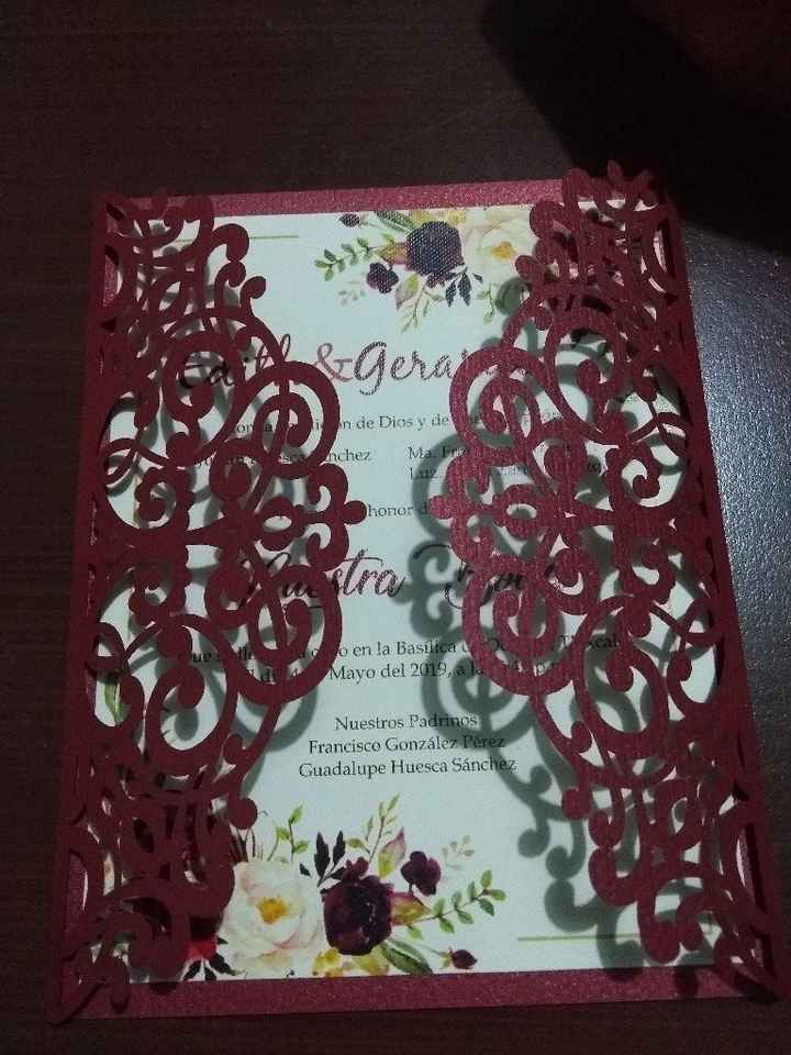 Mis invitaciones. - 2