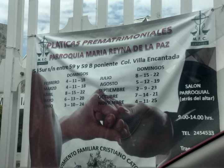 Pláticas Prenupciales entre semana - 2