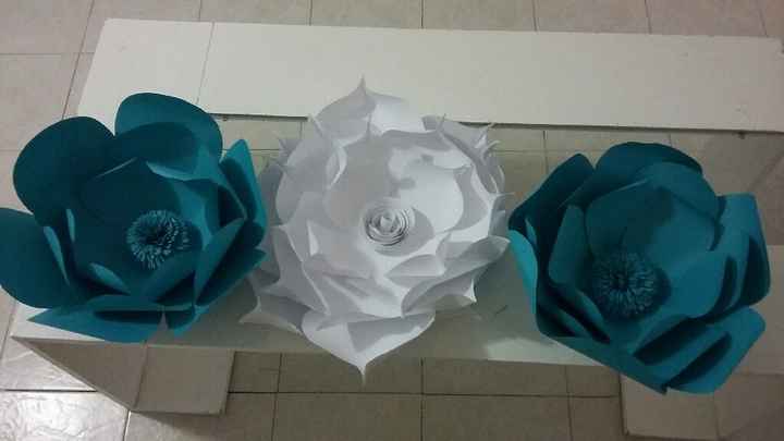 Diy-flores gigantes de papel - 1