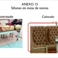 sillones de la recepción