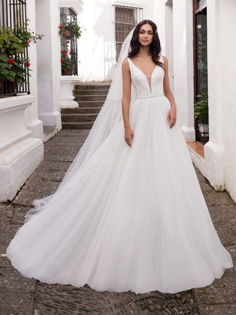 Vestido de novia sin encaje 5