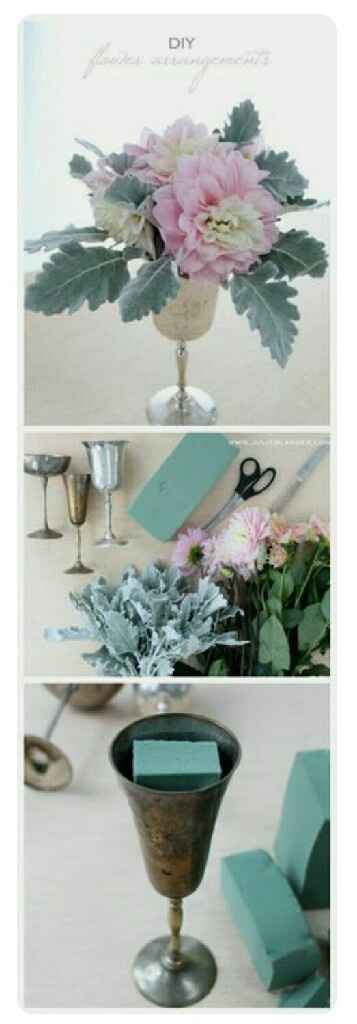 Centros de mesa diy - 7