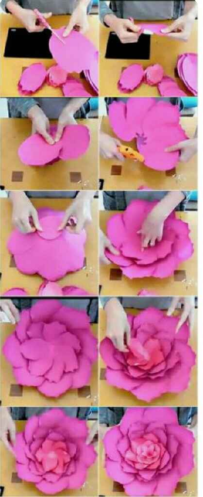 Flores gigantes diy - 1