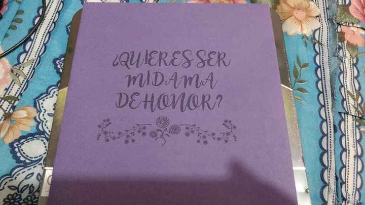 Dama de honor, segundo regalo!! - 2