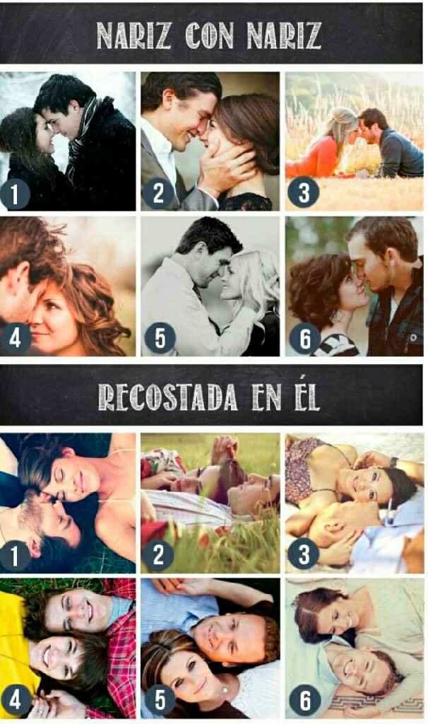 Ideas para posar en pareja - 3