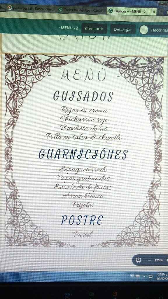 Diseño menú - 3